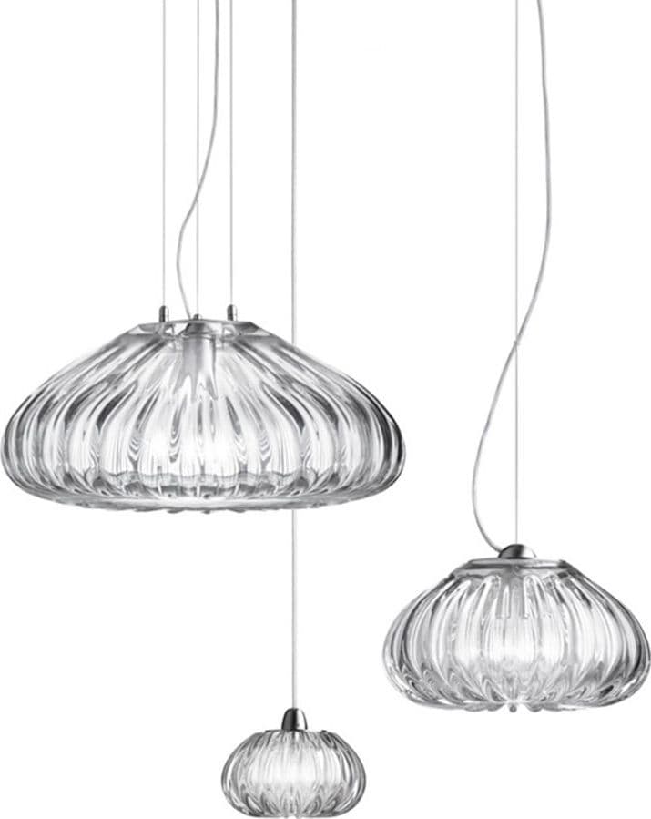 Vistosi lampada a sospensione Diamante grande – Cristallo – moderno