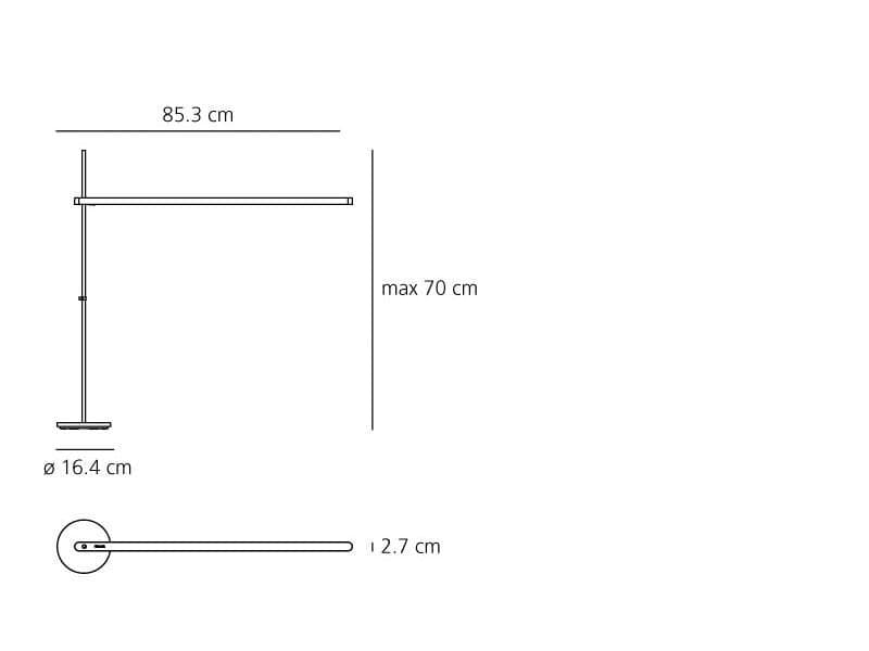 Lampada da tavolo Artemide Talak LED - 2
