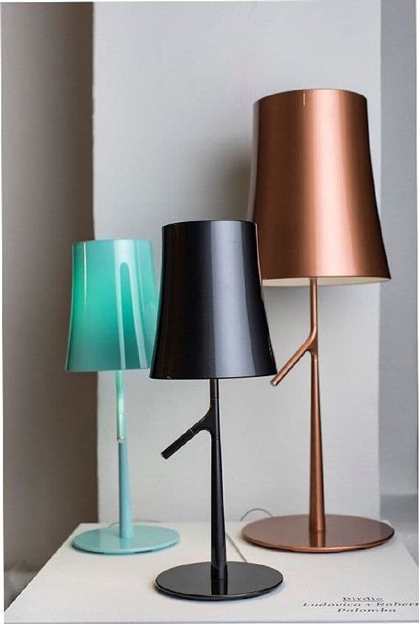 Foscarini Birdie grande on/off – Grigio – lampada