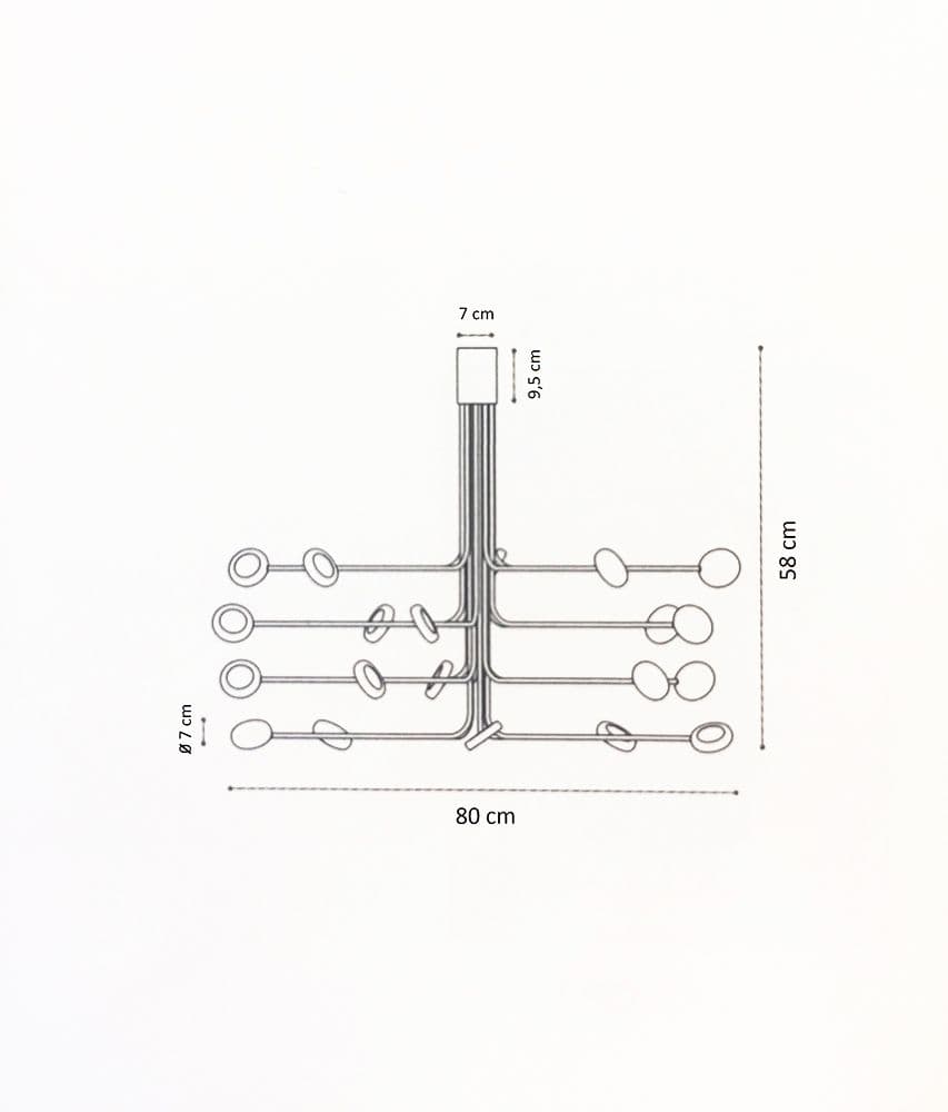 Lampada da soffitto Icone Arbor 20 - 5