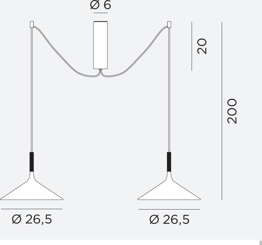 Rotaliana Dry H2 Lampada a Sospensione - 2