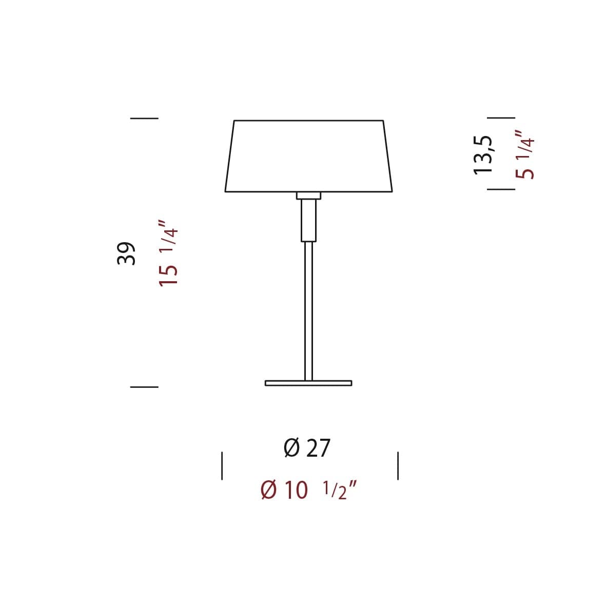 Lampada da comodino Panzeri Classic tavolo - 2