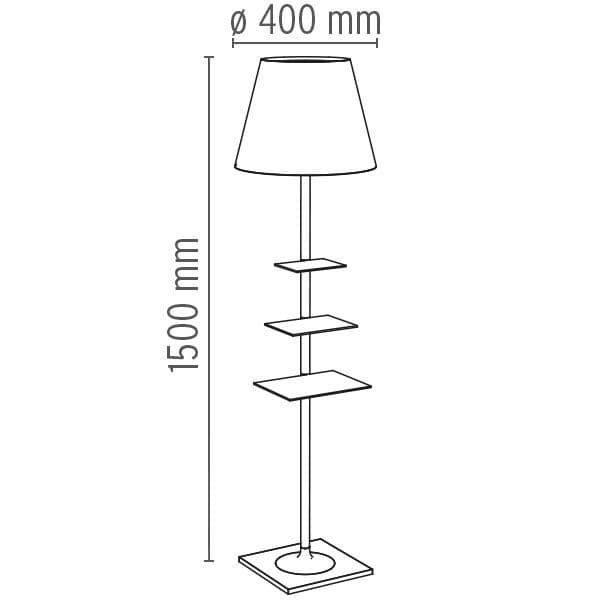 Lampada da terra Flos Bibliotheque Nationale - 6
