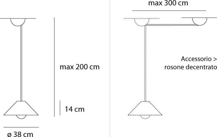 Artemide Aggregato cono ø 380 bianco - 2