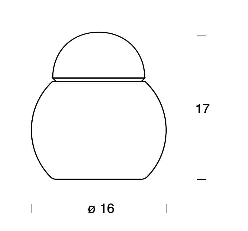 Fontana Arte lampada da tavolo Daruma piccola - 2