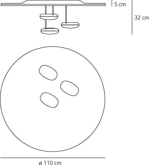 Lampada da soffitto Artemide Droplet LED - 2