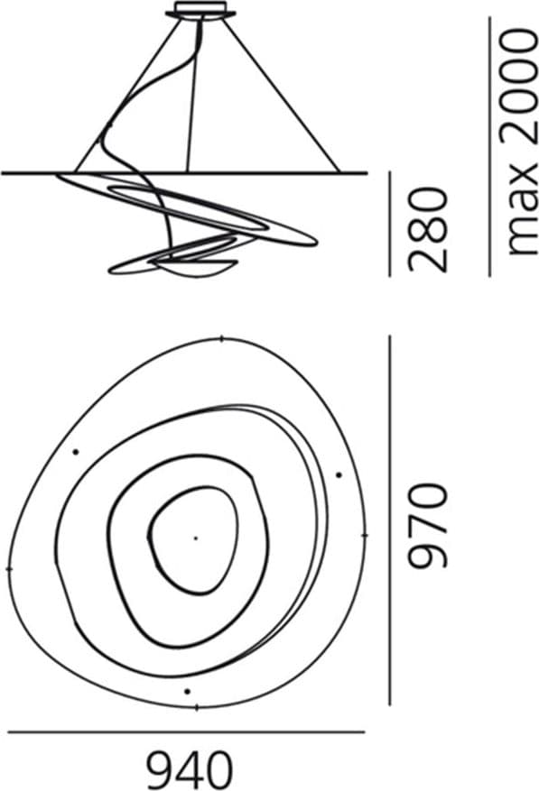 Lampada da sospensione Artemide Pirce Halo - 2