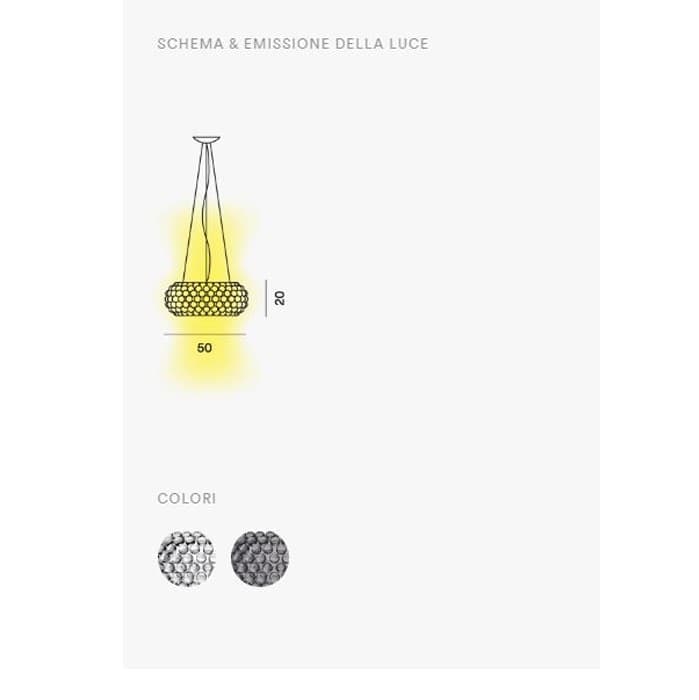 Foscarini Caboche Plus Media LED - 7
