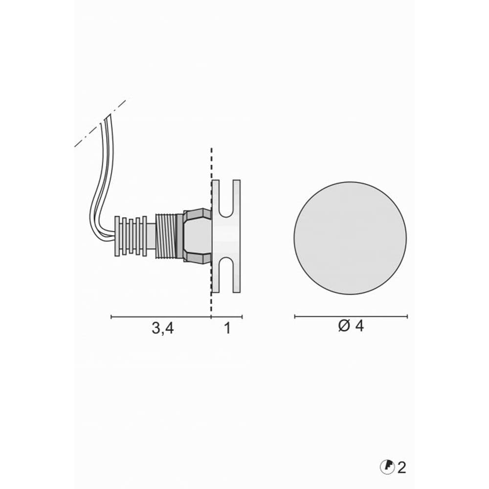 Faretto biemissione LED Egoluce Trim Tondo - 5