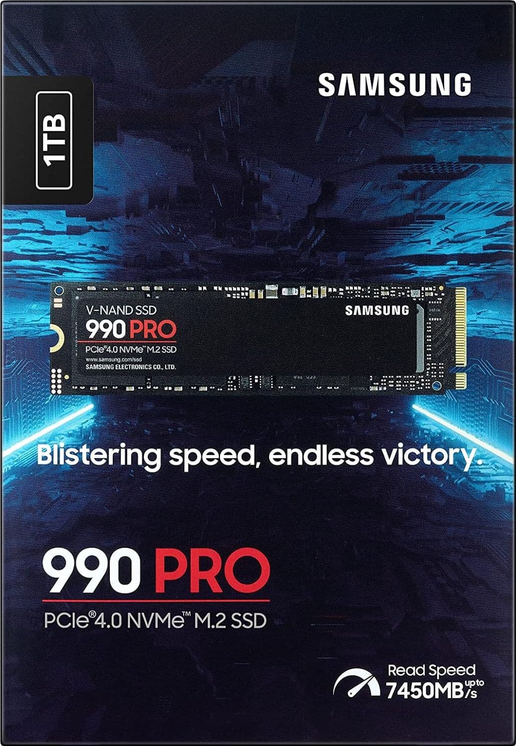 Samsung Ssd 990 Pro 1Tb Nvme M.2 Pcie 4.0 Mz-V9P1T0Bw - 4