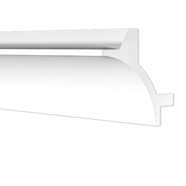 CORNICE A SOFFITTO con predisposizione LED 90x90x2000mm in POLIMERI - Polistrutturato (prezzo al metro) - Eternal Parquet
