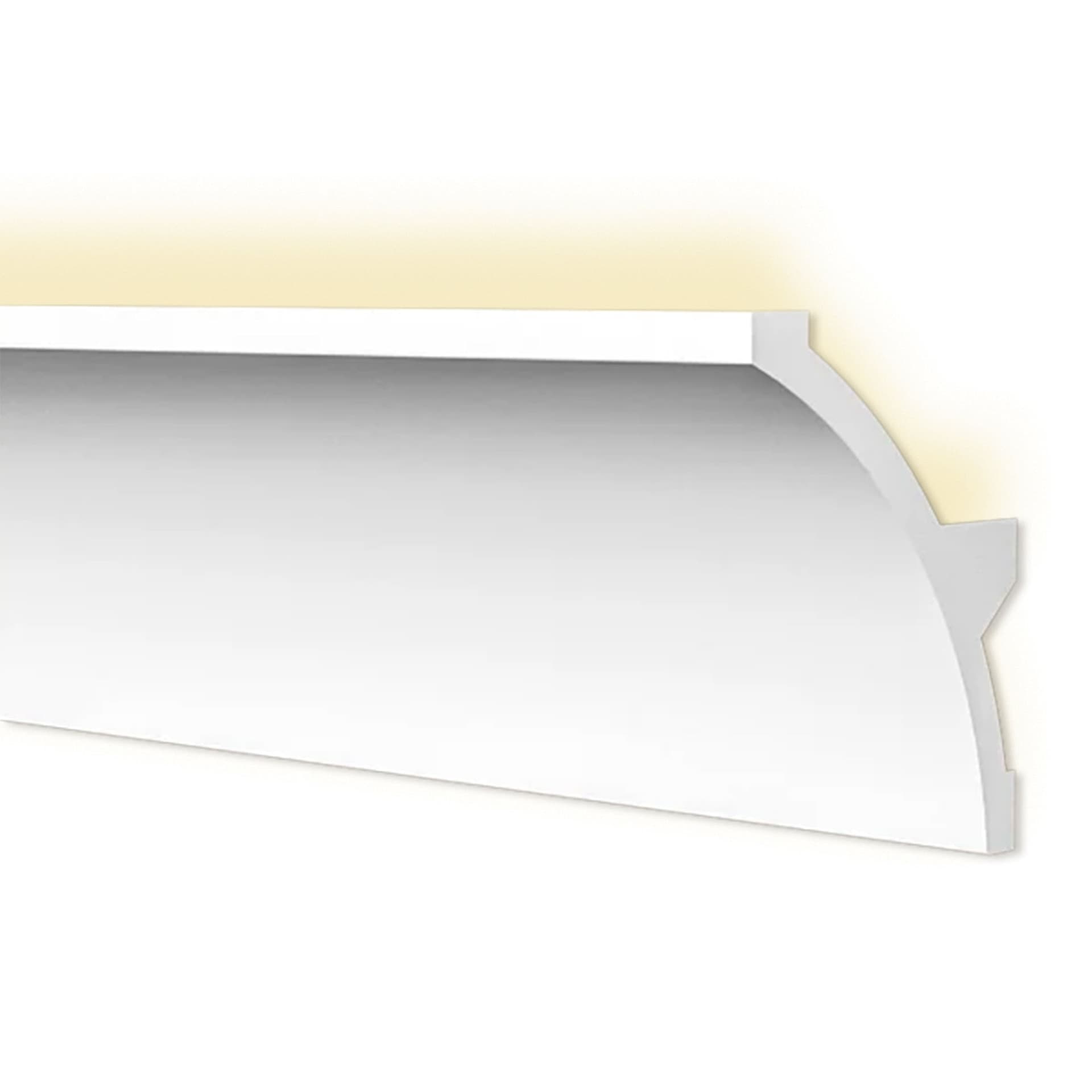 100ml di CORNICE A SOFFITTO con predisposizione LED 60x80x2000mm in POLIMERI - Polistrutturato - Eternal Parquet