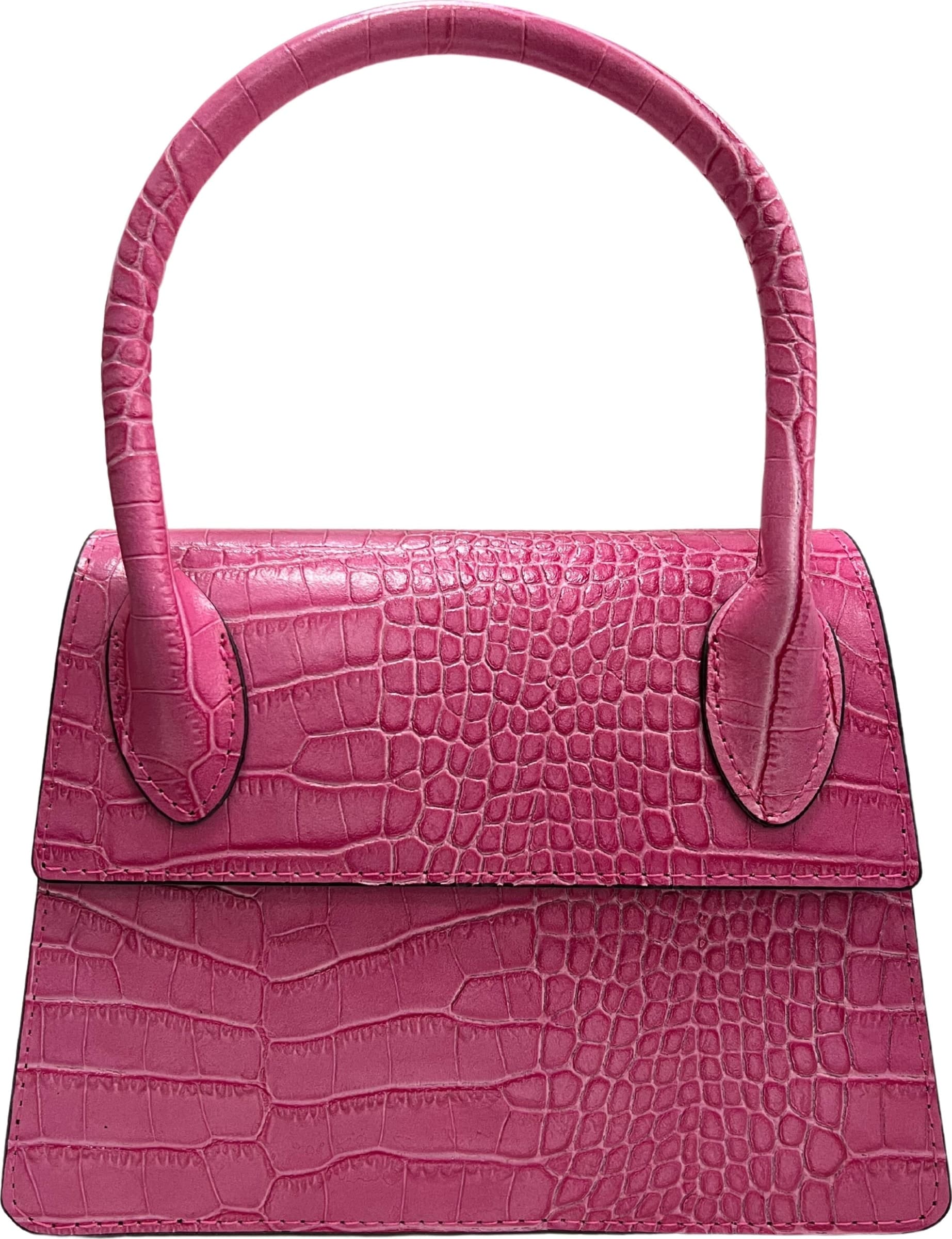 Modarno Borsetta donna trapezio in vera pelle dollaro 21x8x16 cm - 37