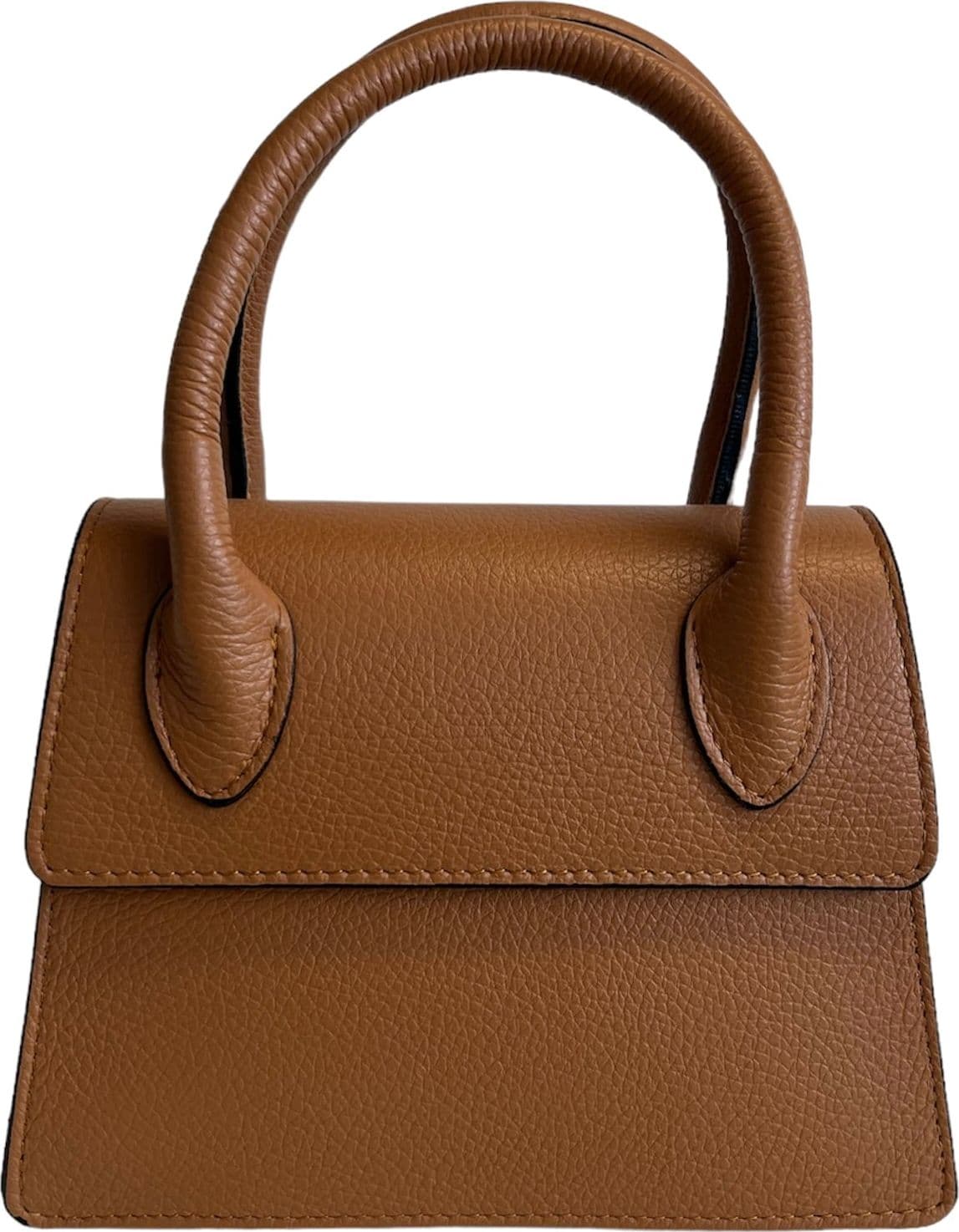 Modarno Borsetta donna trapezio in vera pelle dollaro 21x8x16 cm - 31