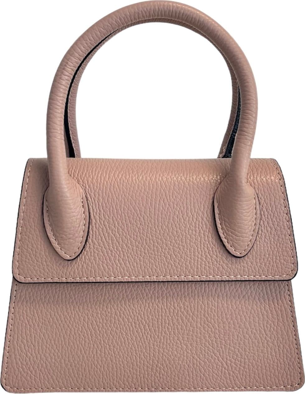 Modarno Borsetta donna trapezio in vera pelle dollaro 21x8x16 cm - 11