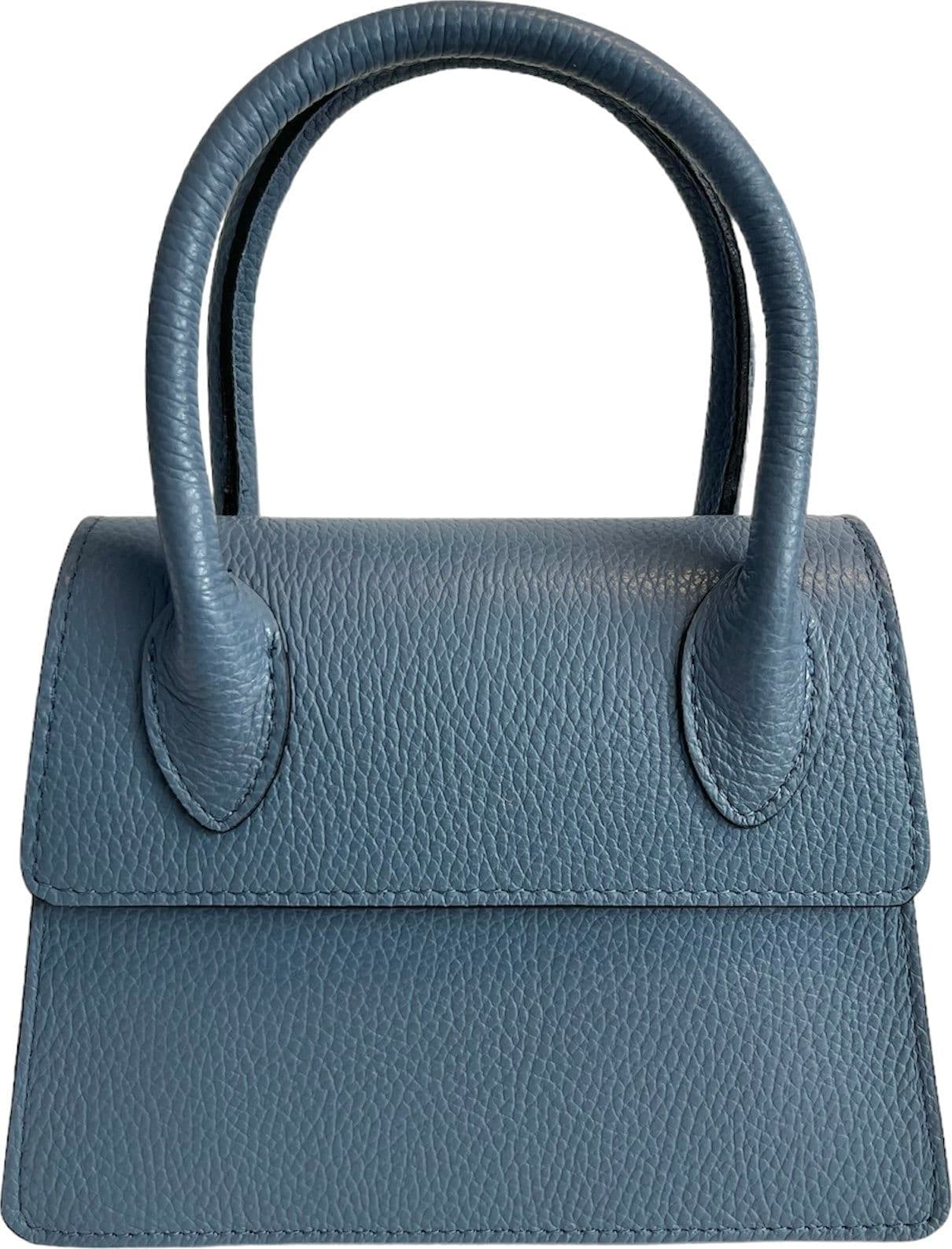Modarno Borsetta donna trapezio in vera pelle dollaro 21x8x16 cm - 12