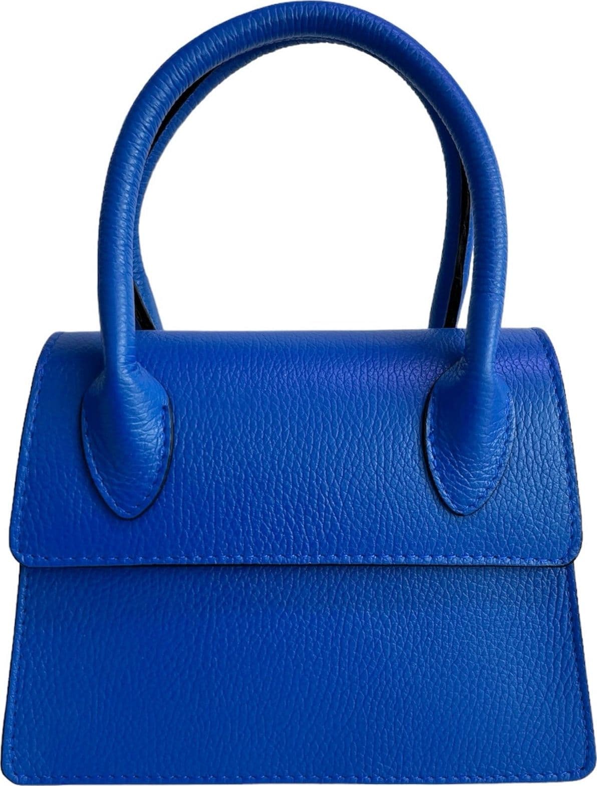 Modarno Borsetta donna trapezio in vera pelle dollaro 21x8x16 cm - 14