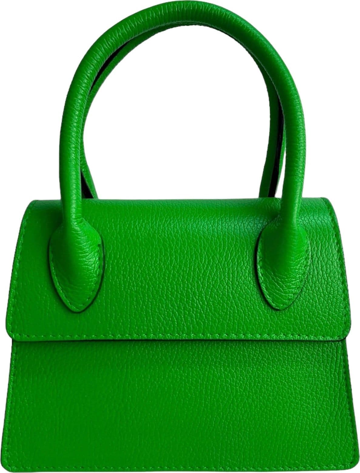 Modarno Borsetta donna trapezio in vera pelle dollaro 21x8x16 cm - 15
