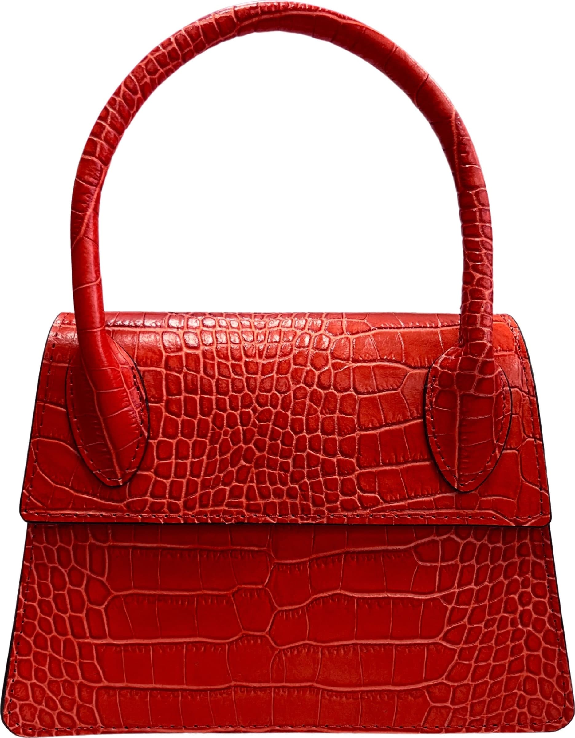 Modarno Borsetta donna trapezio in vera pelle dollaro 21x8x16 cm - 22