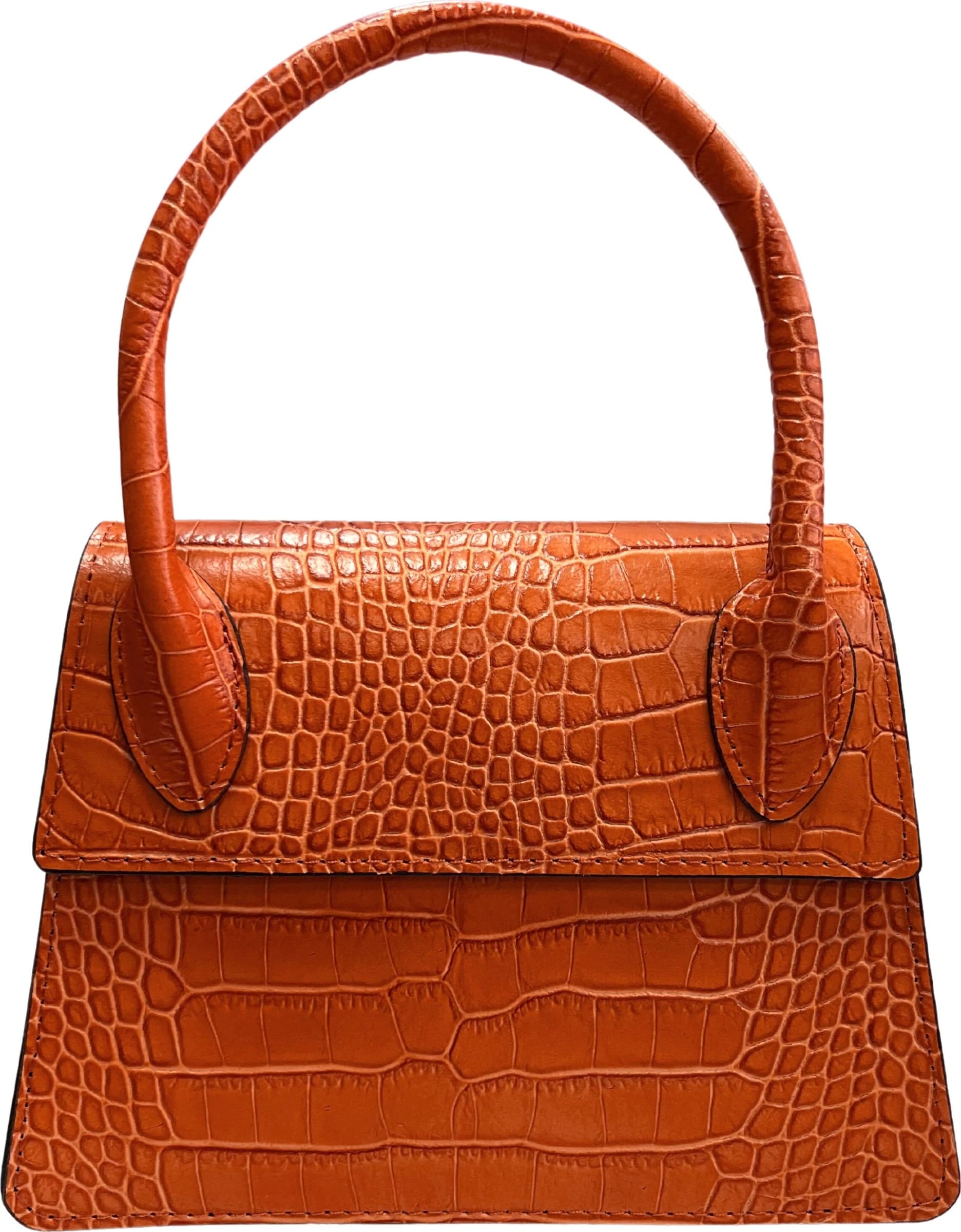 Modarno Borsetta donna trapezio in vera pelle dollaro 21x8x16 cm - 23