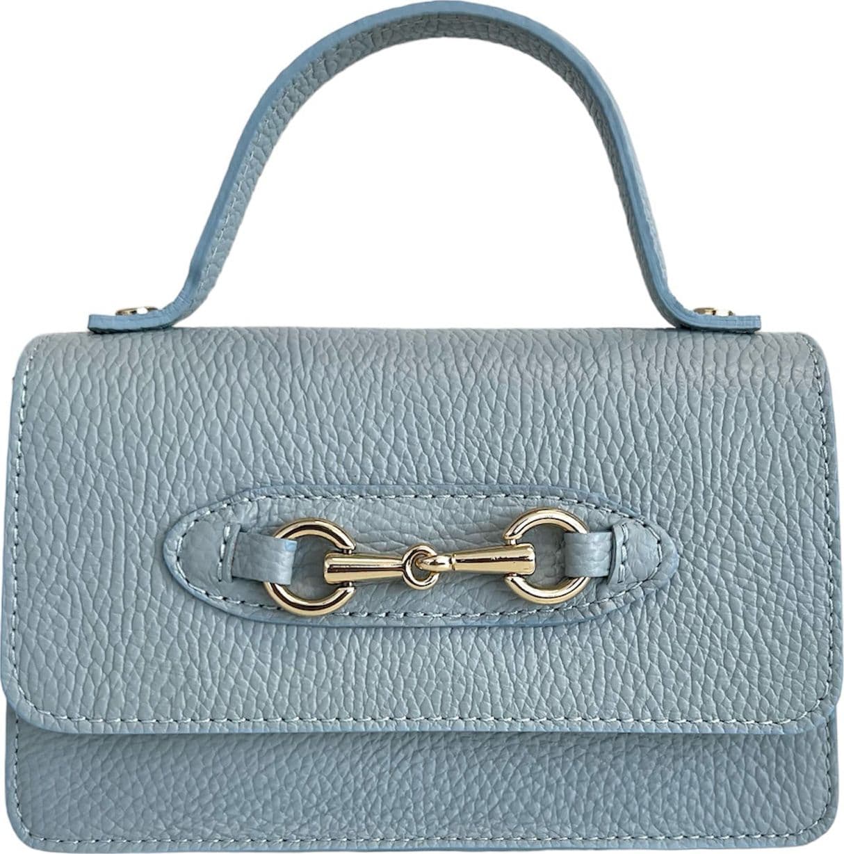 Modarno Borsetta a tracolla fantasia Morsetto metallico Horsebit 20x7x12 cm - 49