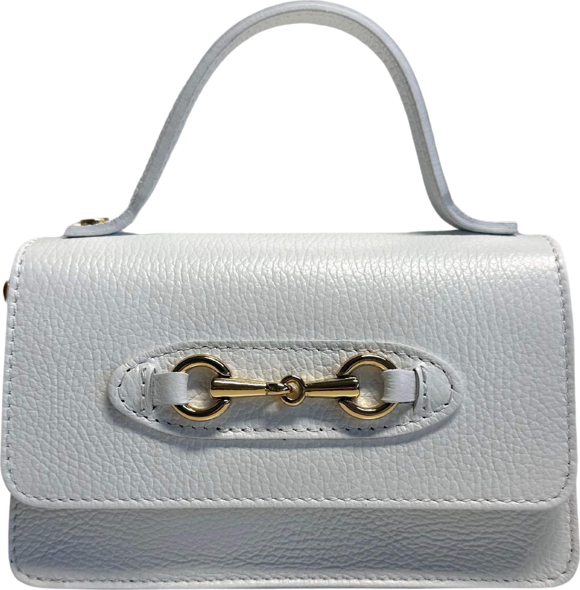 Modarno Borsetta a tracolla fantasia Morsetto metallico Horsebit 20x7x12 cm - 38