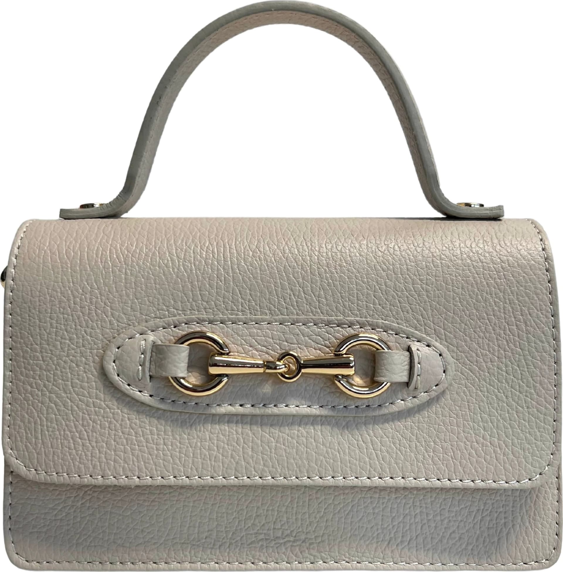Modarno Borsetta a tracolla fantasia Morsetto metallico Horsebit 20x7x12 cm - 11