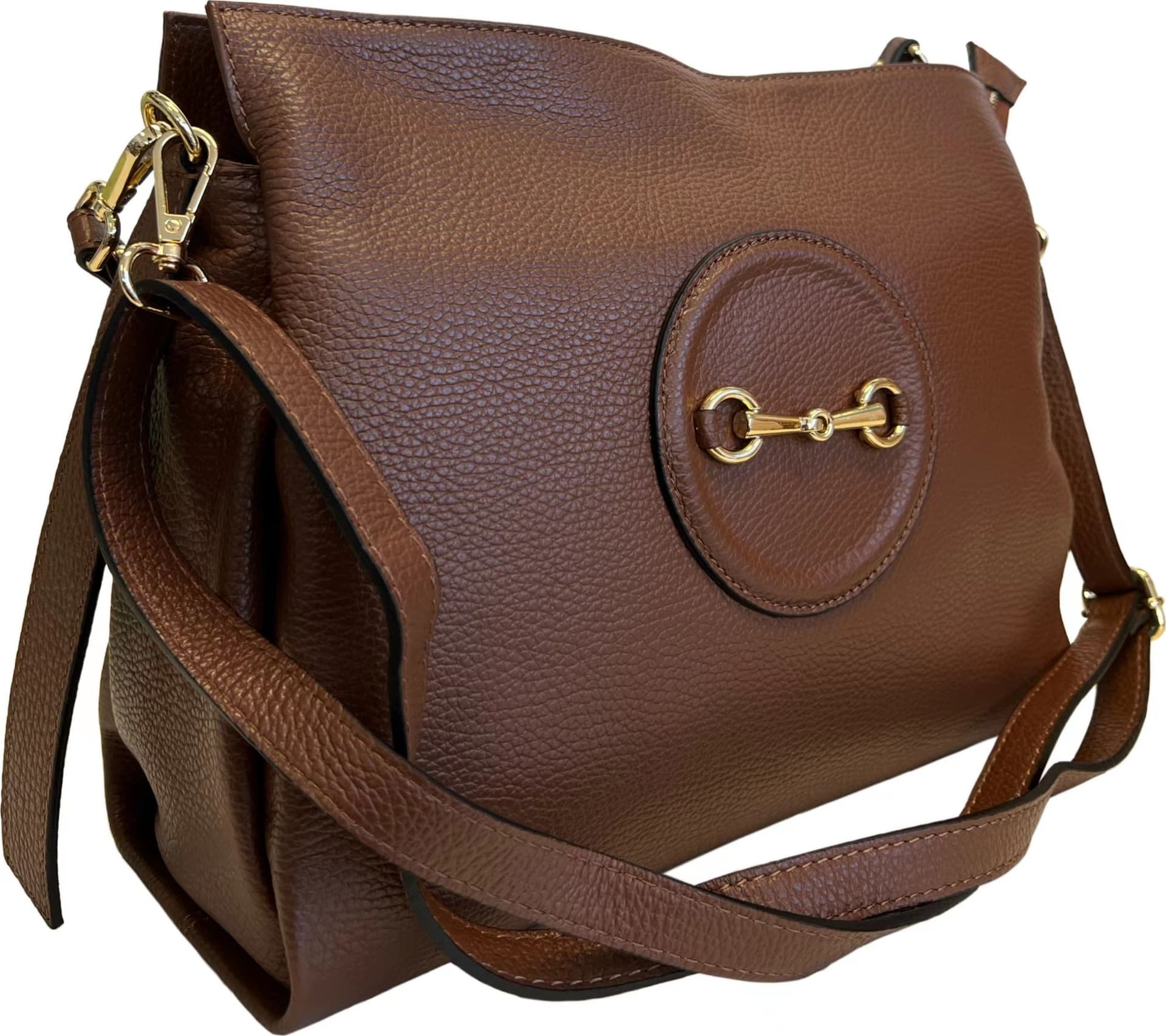 Modarno Borsa donna a tracolla/mano stile Morsetto metallico - 2