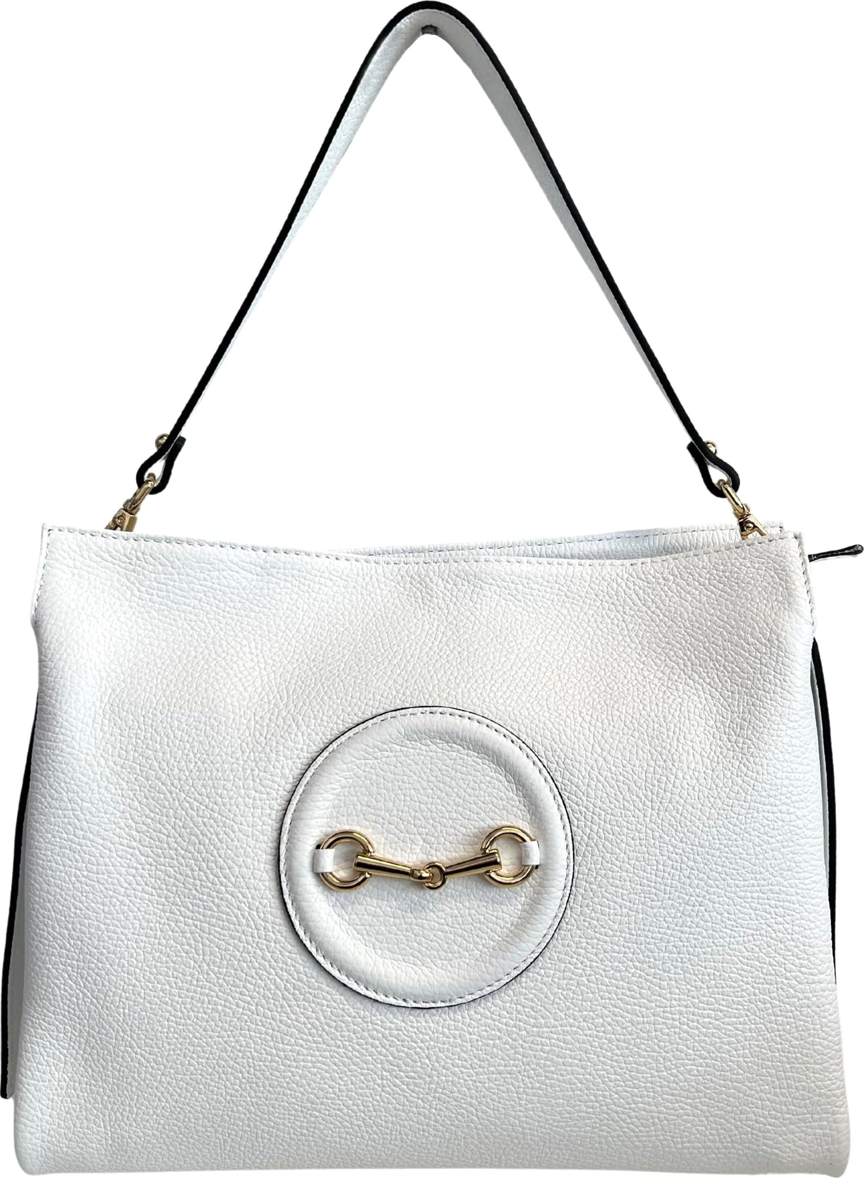 Modarno Borsa donna a tracolla/mano stile Morsetto metallico - 19