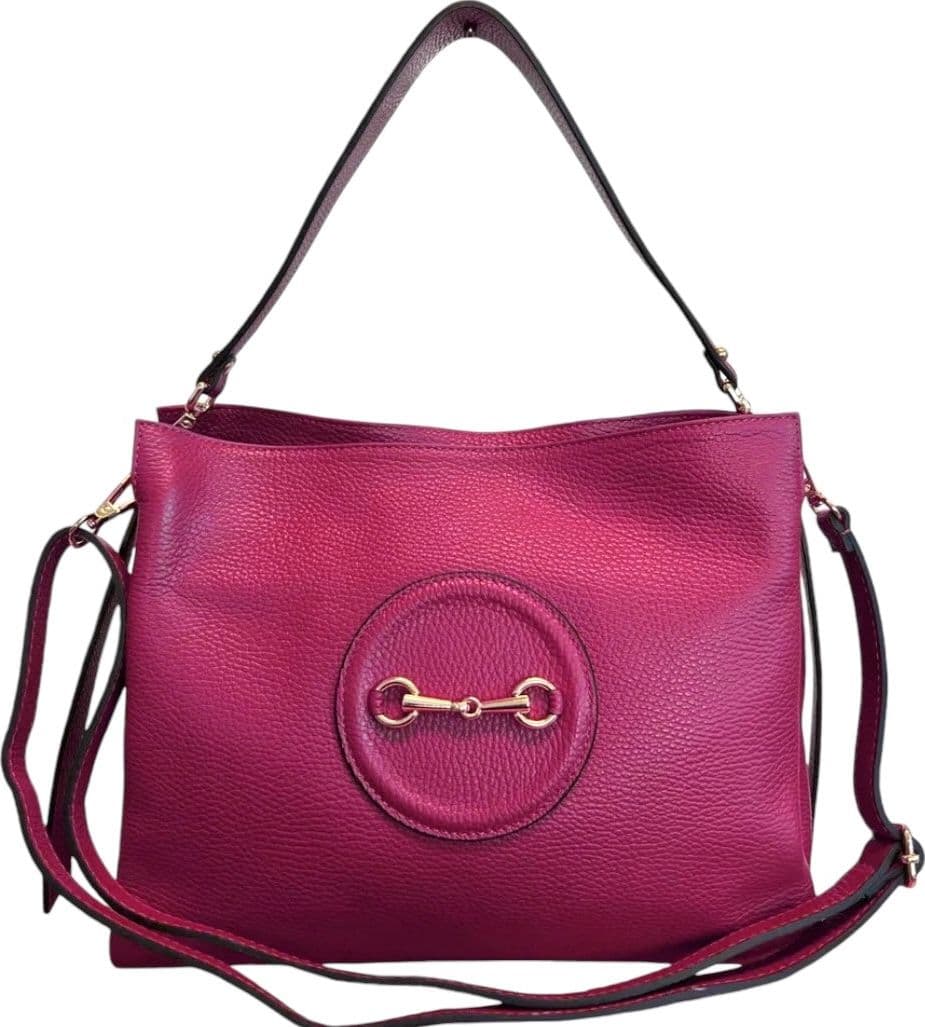Modarno Borsa donna a tracolla/mano stile Morsetto metallico - 24