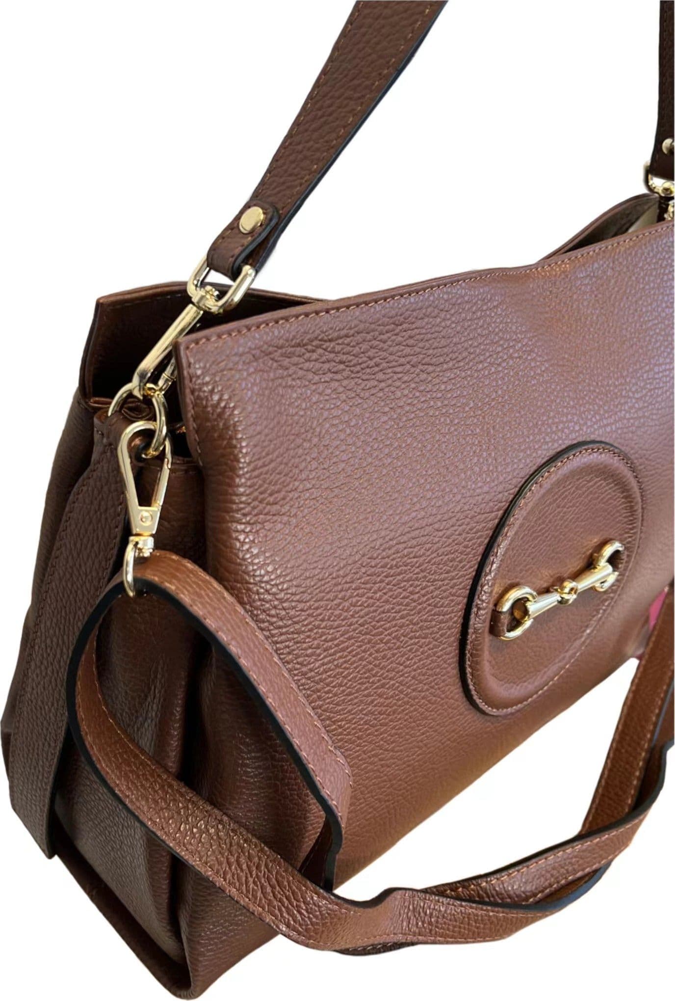 Modarno Borsa donna a tracolla/mano stile Morsetto metallico - 4