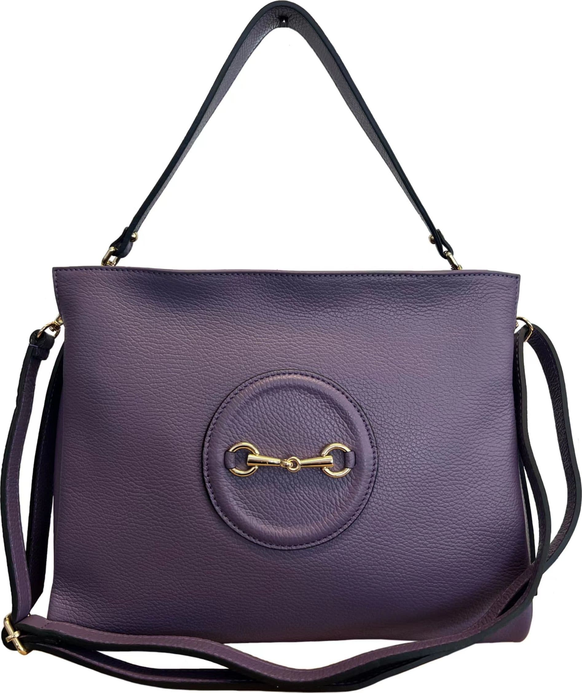 Modarno Borsa donna a tracolla/mano stile Morsetto metallico - 6