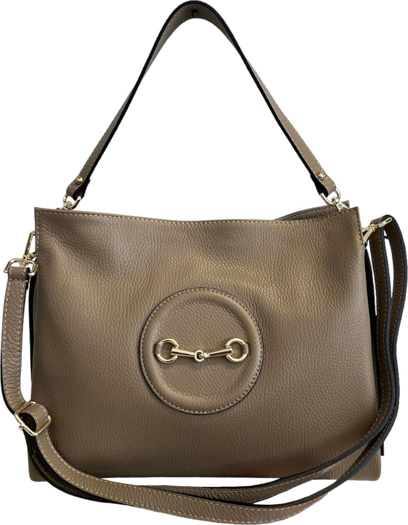 Modarno Borsa donna a tracolla/mano stile Morsetto metallico - 7