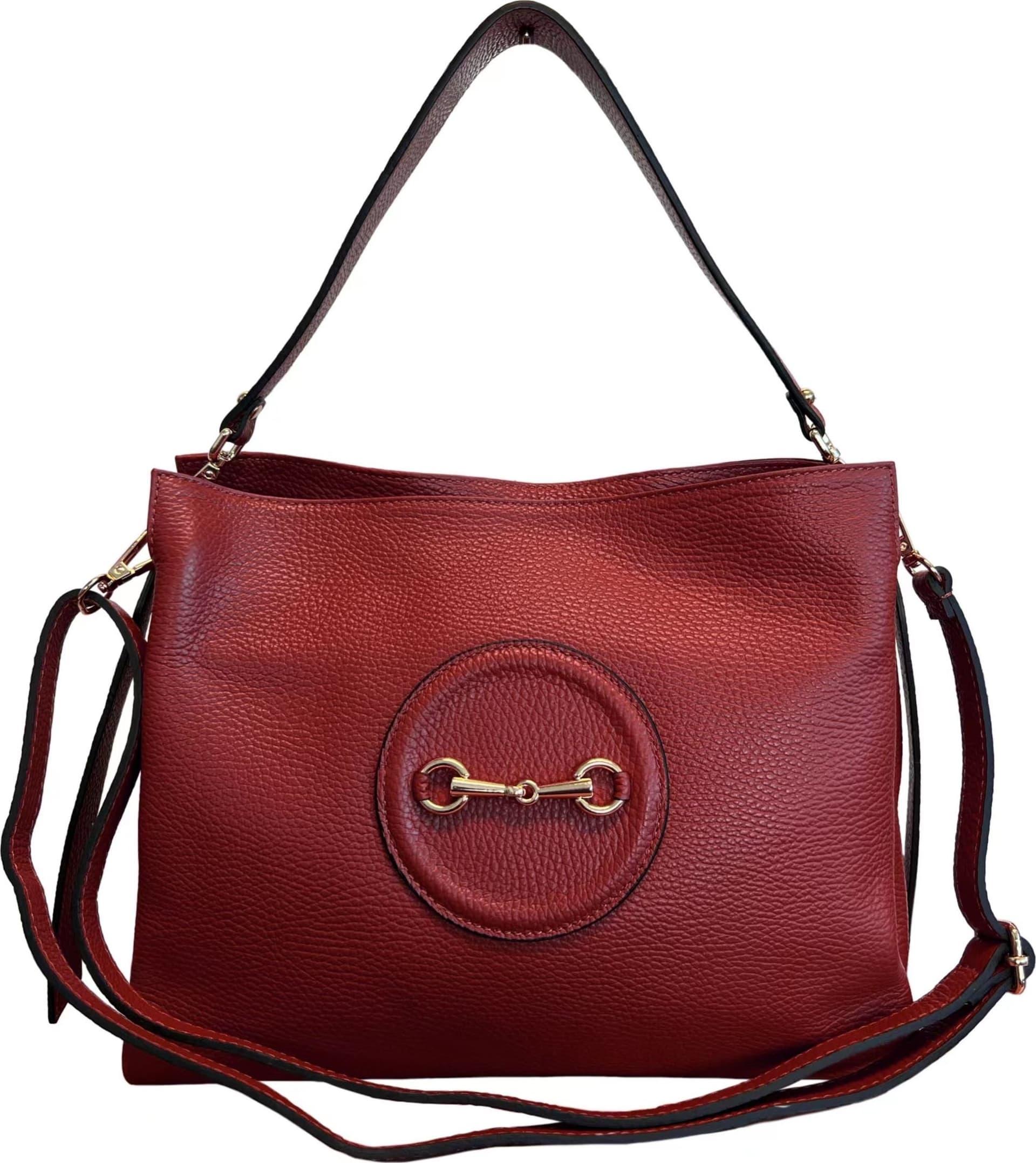 Modarno Borsa donna a tracolla/mano stile Morsetto metallico - 10