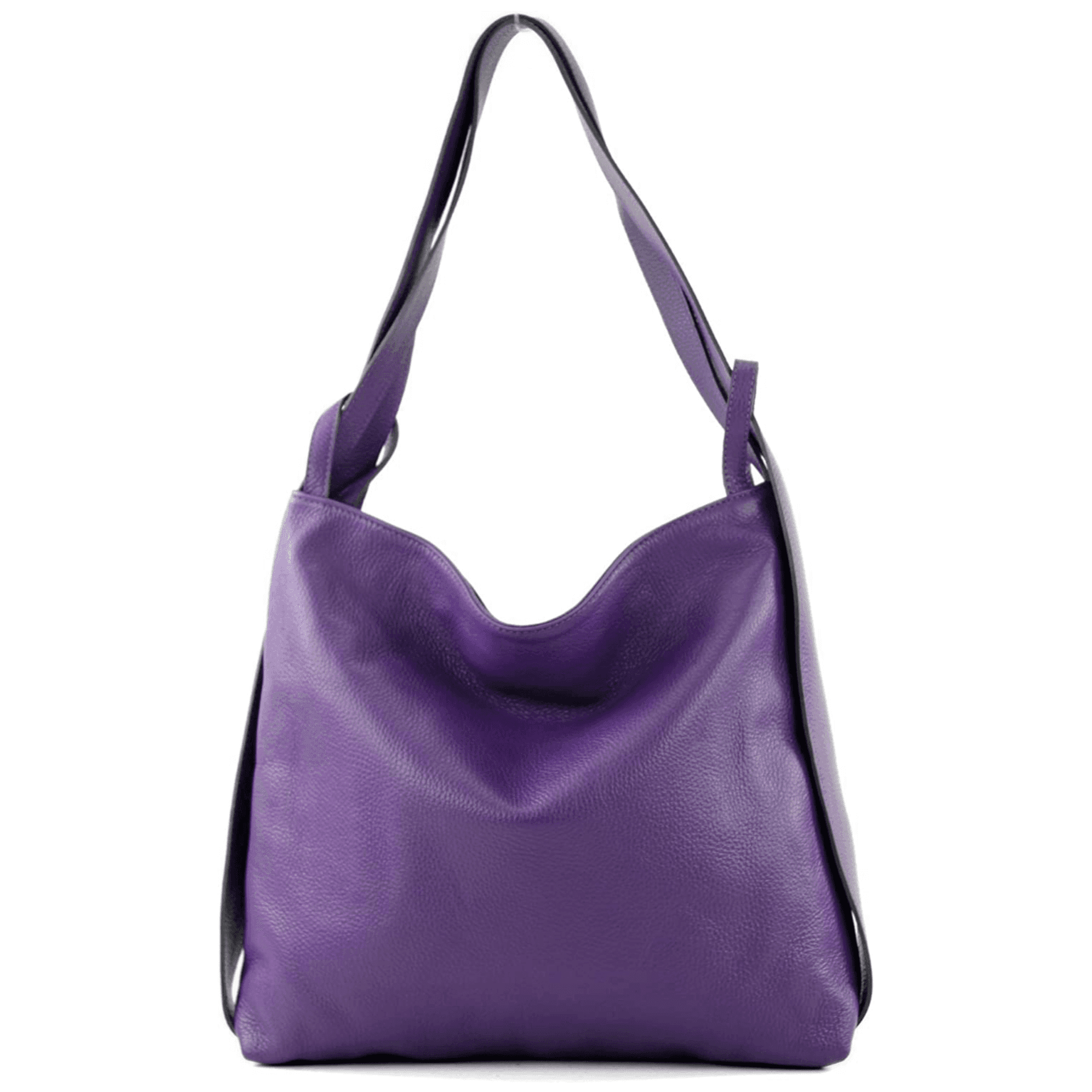 Modarno Shopper Zaino in Vera Pelle da donna 2in1 - 27