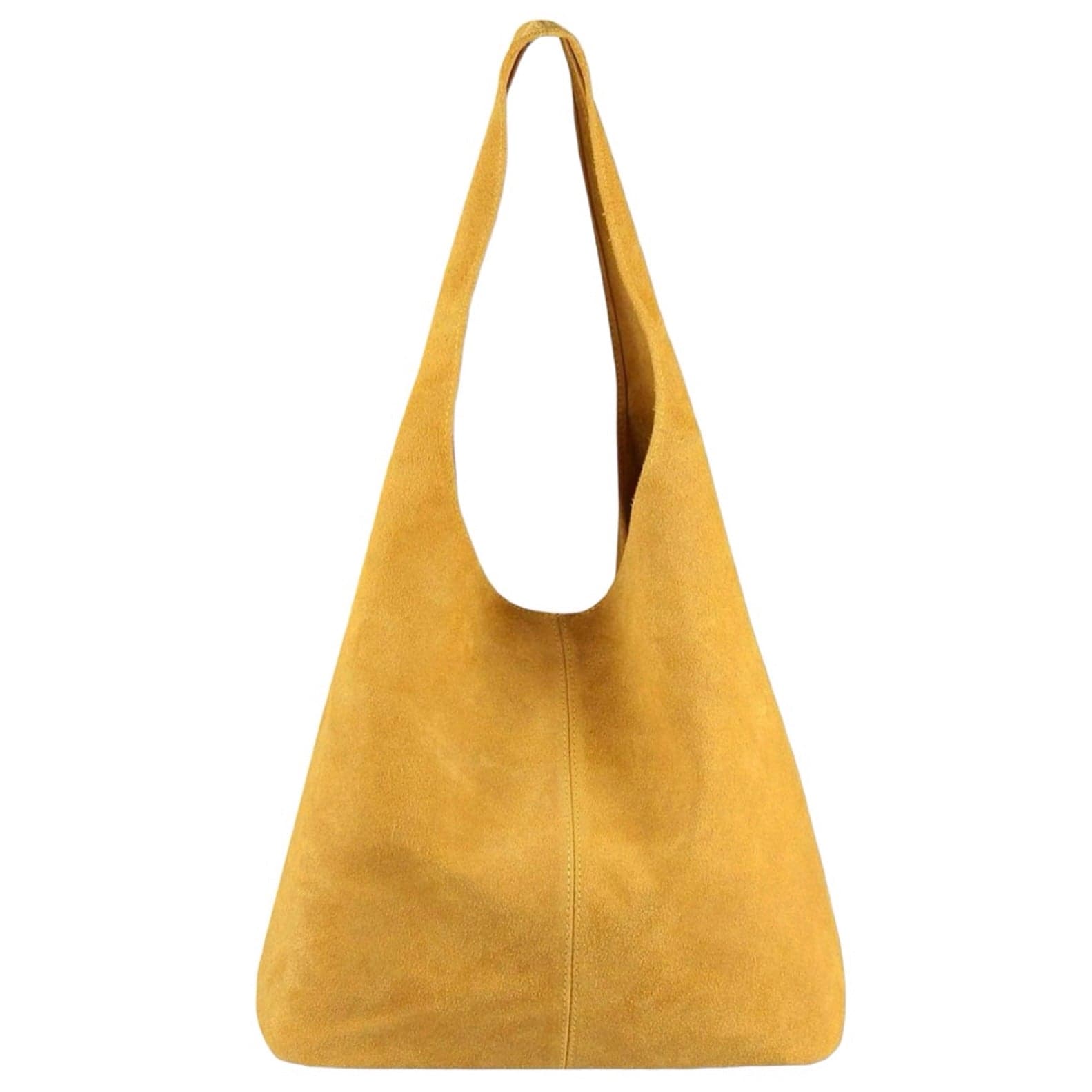 Modarno Borsa a tracolla da donna in pelle scamosciata pochette, borsa a tracolla, shopper, da donna, in vera pelle - 25