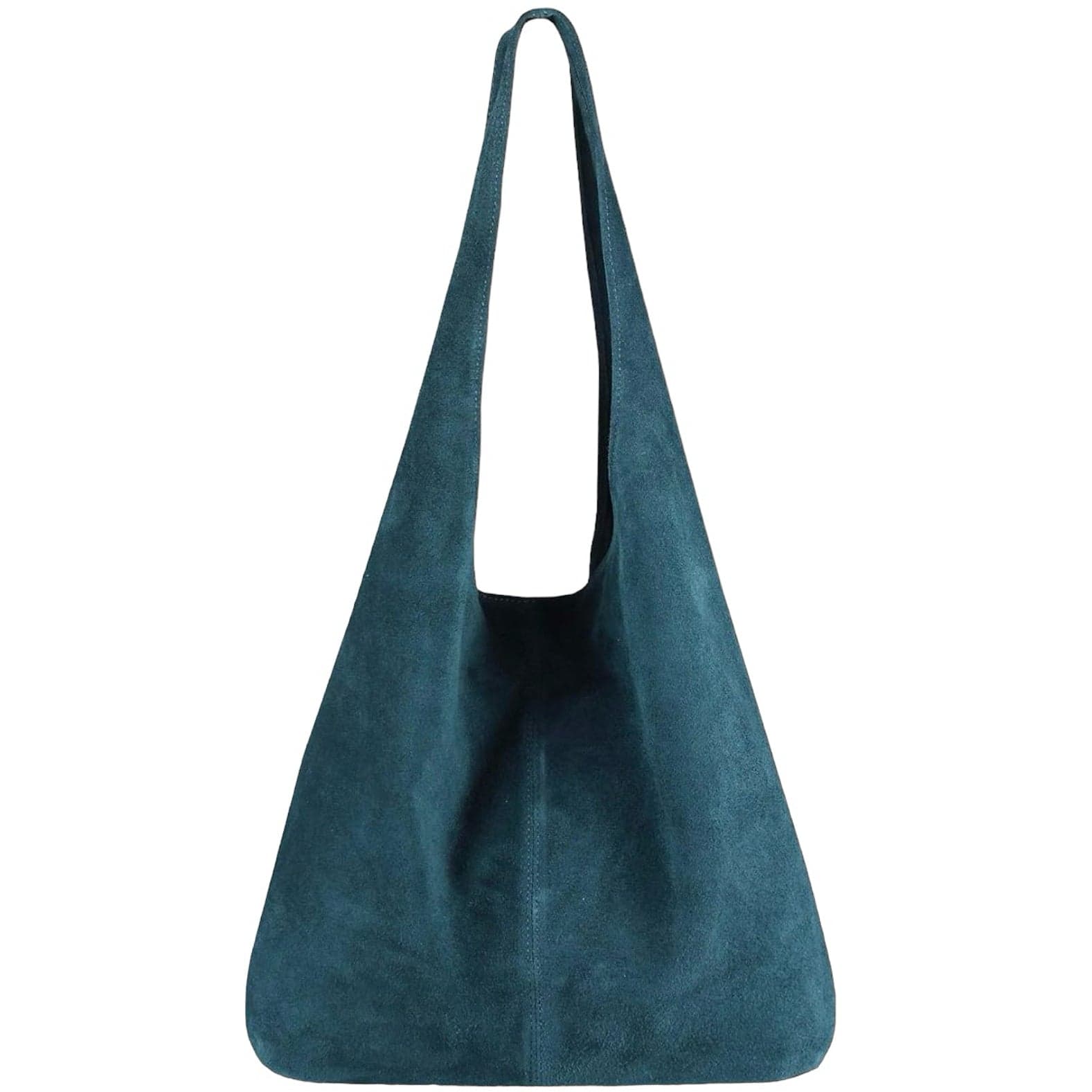 Modarno Borsa a tracolla da donna in pelle scamosciata pochette, borsa a tracolla, shopper, da donna, in vera pelle - 29