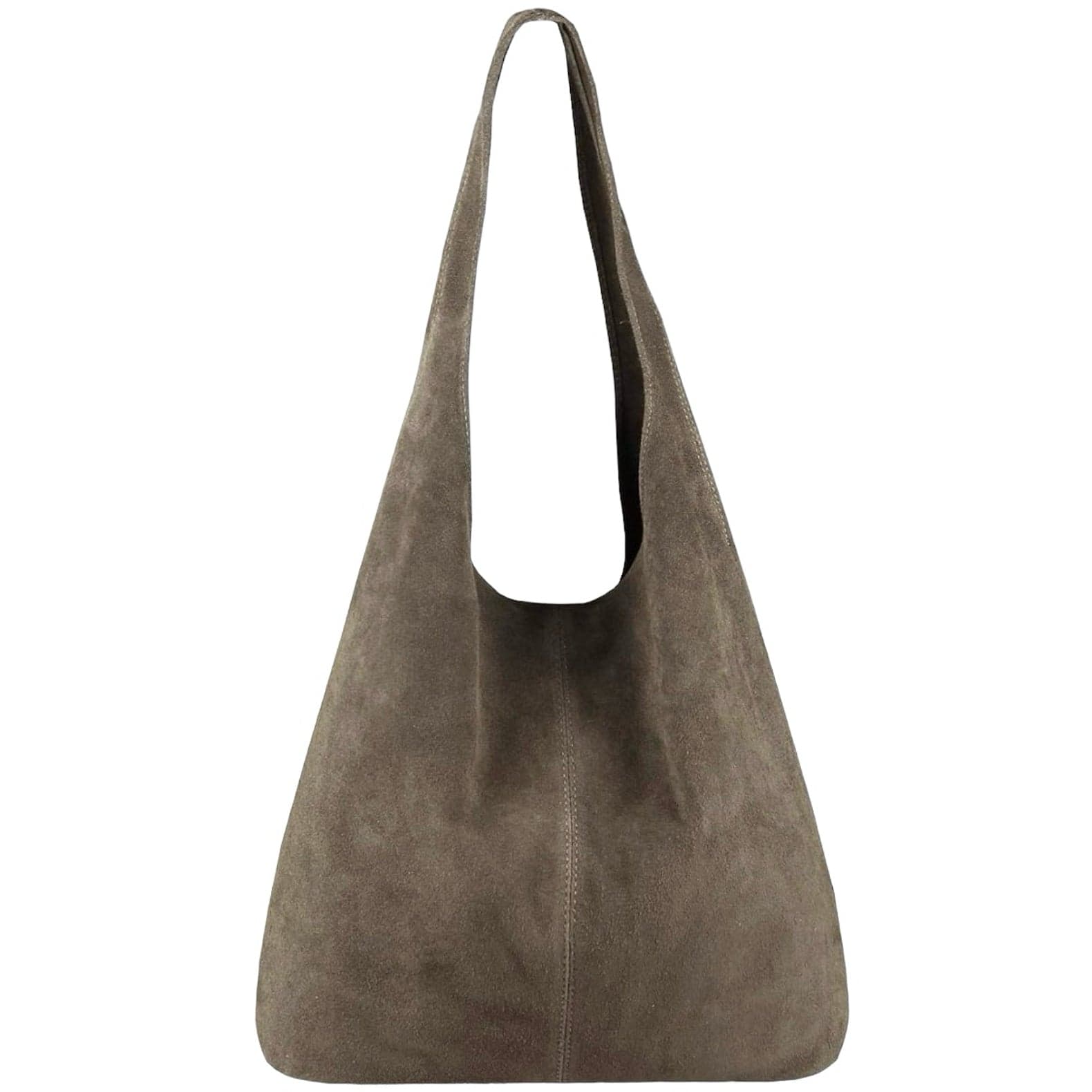 Modarno Borsa a tracolla da donna in pelle scamosciata pochette, borsa a tracolla, shopper, da donna, in vera pelle - 37