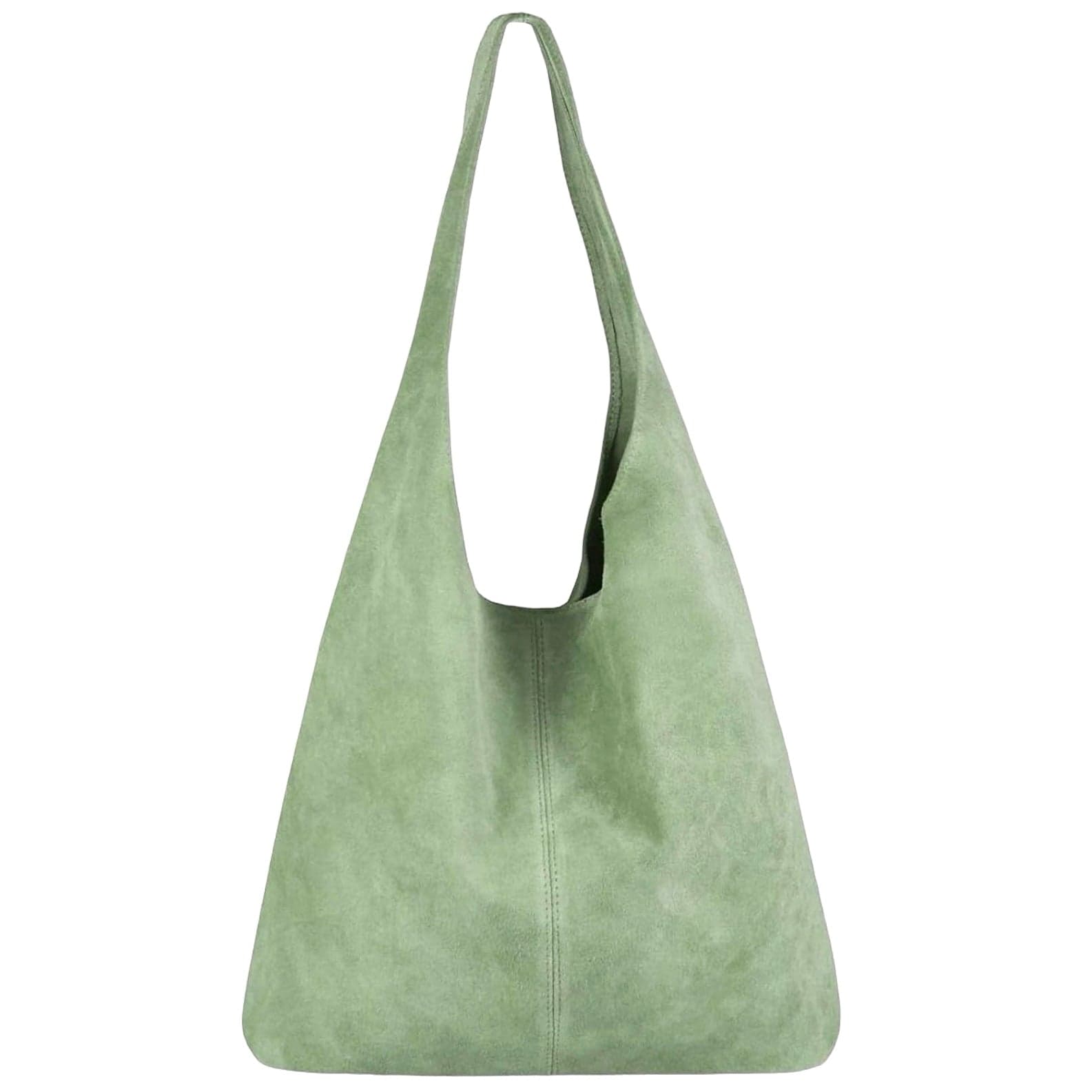 Modarno Borsa a tracolla da donna in pelle scamosciata pochette, borsa a tracolla, shopper, da donna, in vera pelle - 43