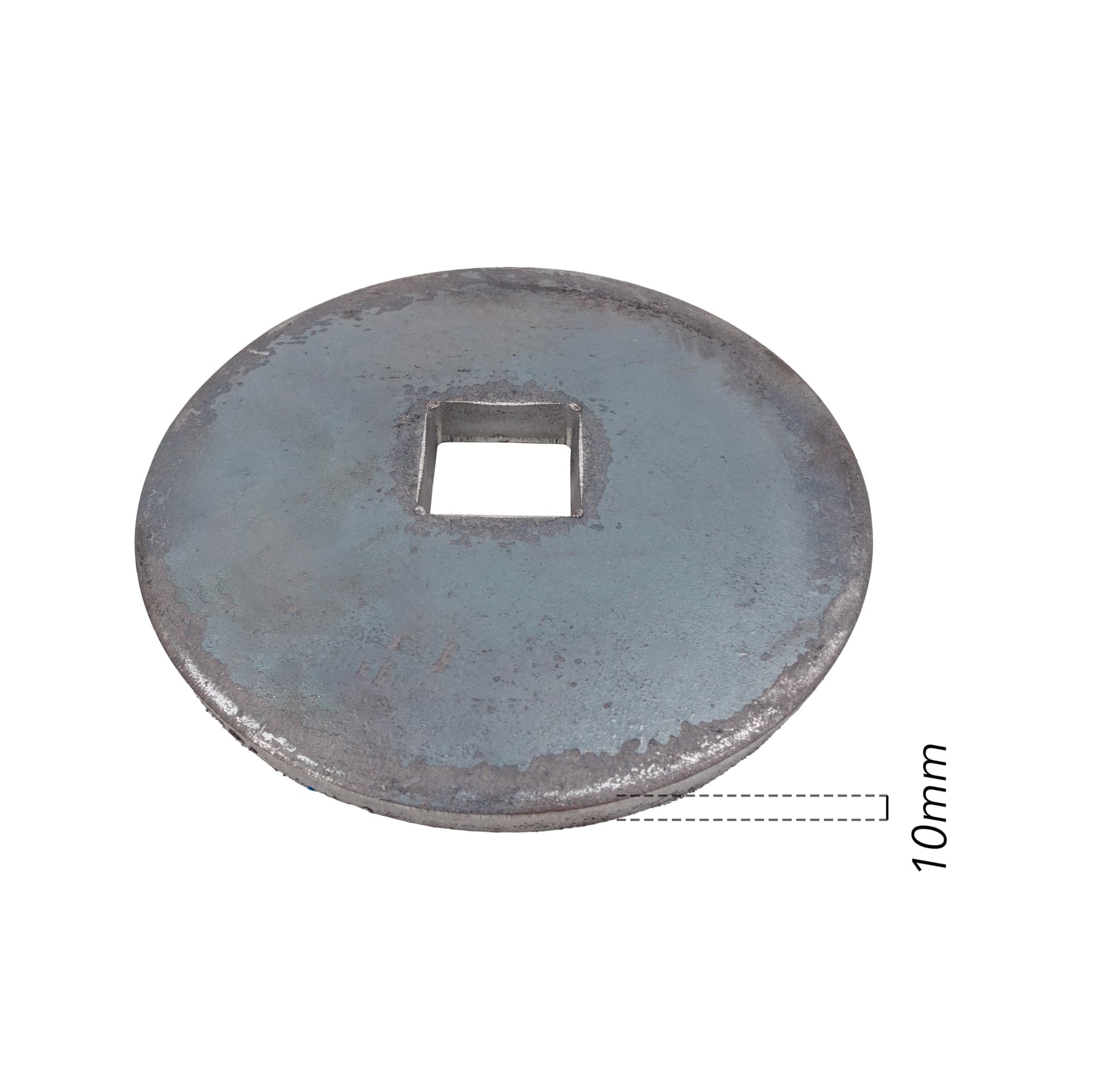 Flangia 135X10 foro quadro 26mm concava - 6