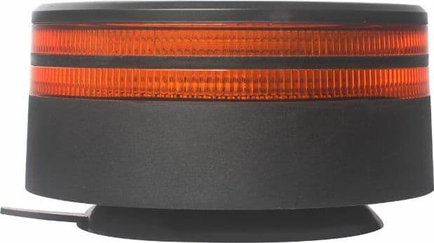 Lampeggiante a 50 LED 12-24V 25W a doppia riga base magnetica
