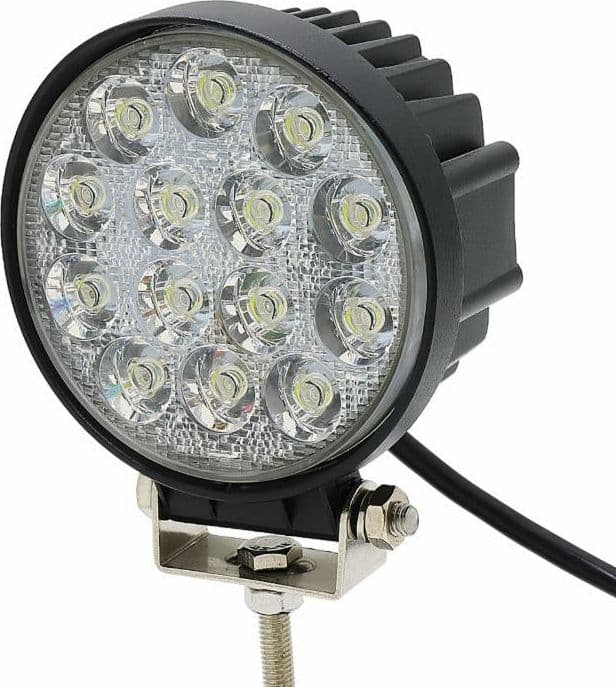 Faro da lavoro 14 LED Epistar a largo raggio freddo 42W IP67 - 2