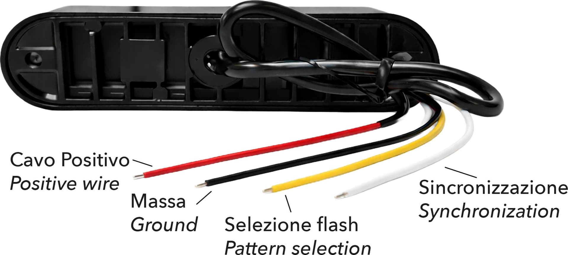 Luce di segnalazione arancio 4 LED 12/24V confezione da 2 pezzi - 5