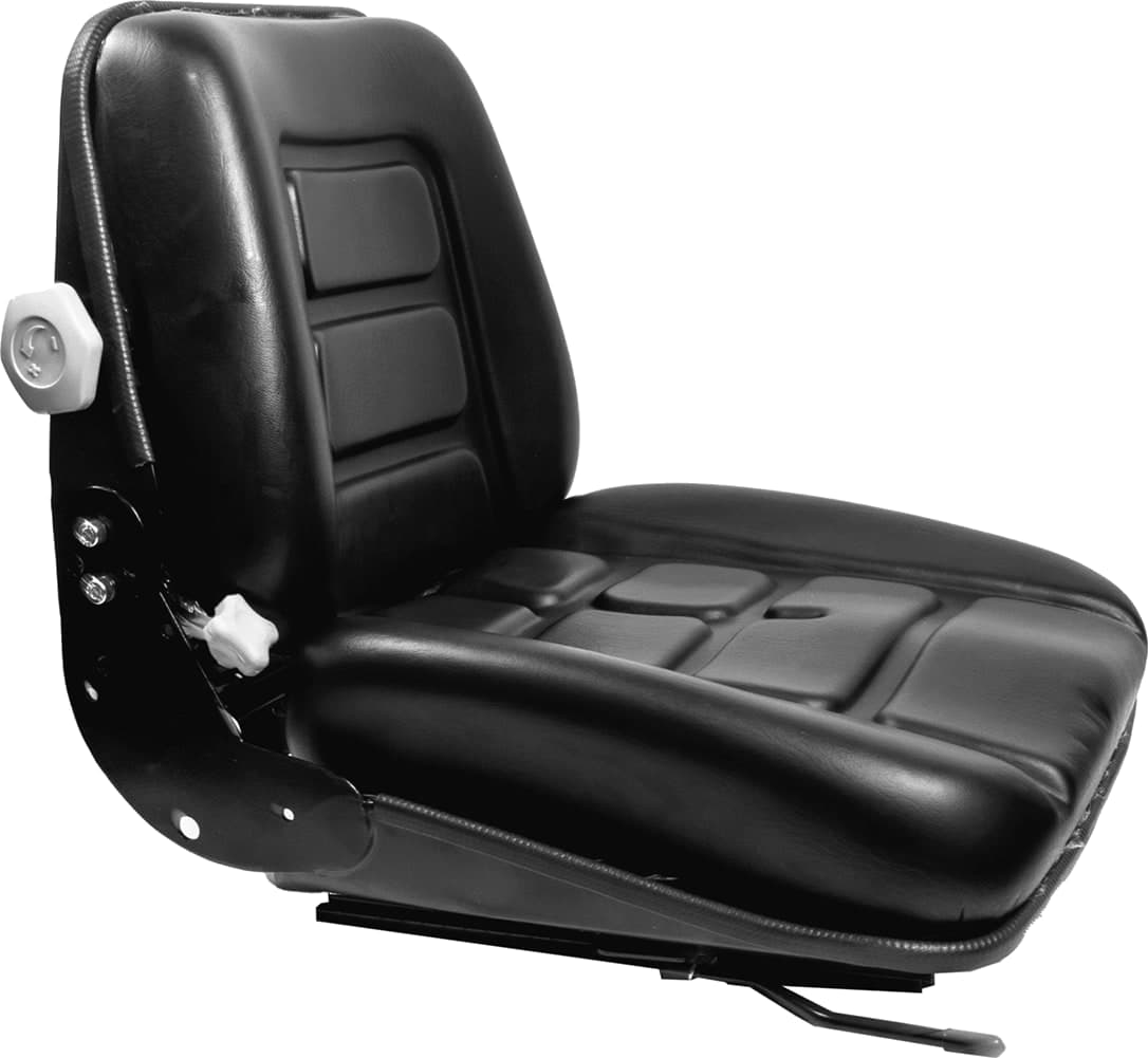 Sedile MUL in sky nero con sospensione meccanica integrata e microswitch - 2