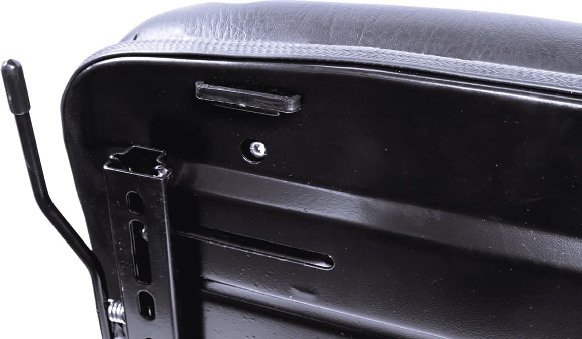 Sedile MUL in sky nero con sospensione meccanica integrata e microswitch - 8