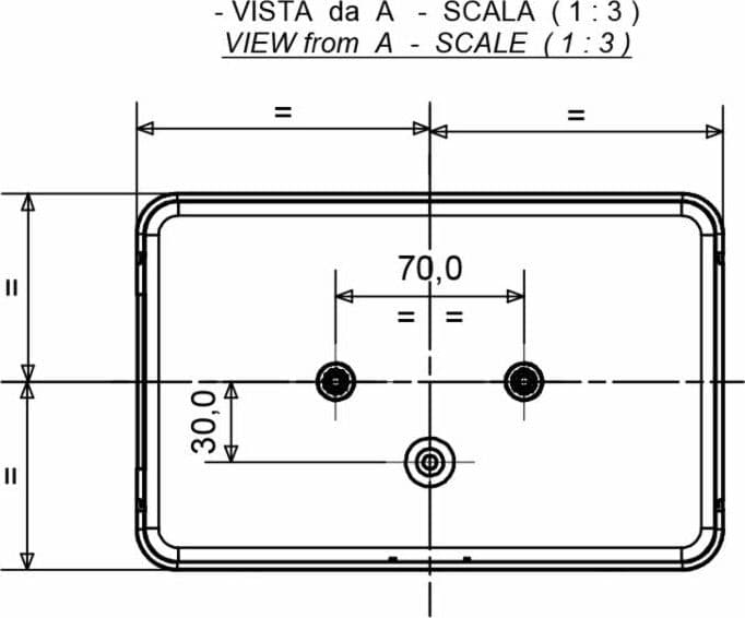 Fanale posteriore alogeno dx 220x140mm 6 funzioni luminose - 3