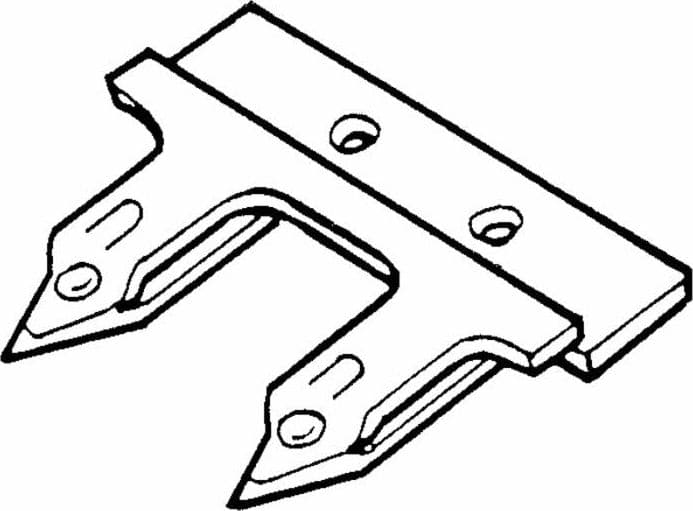 Dente Doppio Smontabile Gaspardo FBR 13013270, G&S Superior 14089 confezione da 2 pezzi - 2