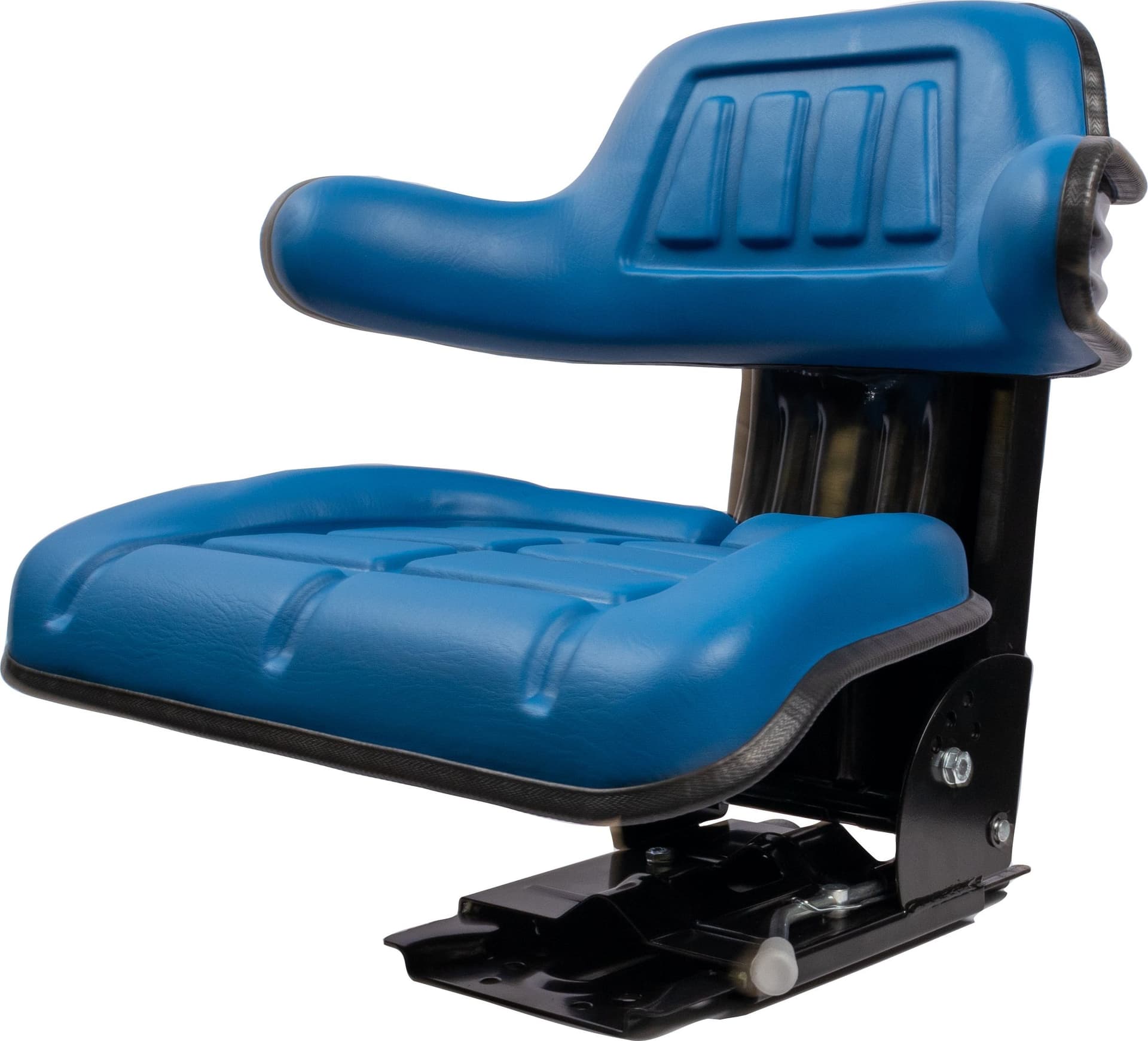 Sedile avvolgente in sky blu con sospensione meccanica - 2