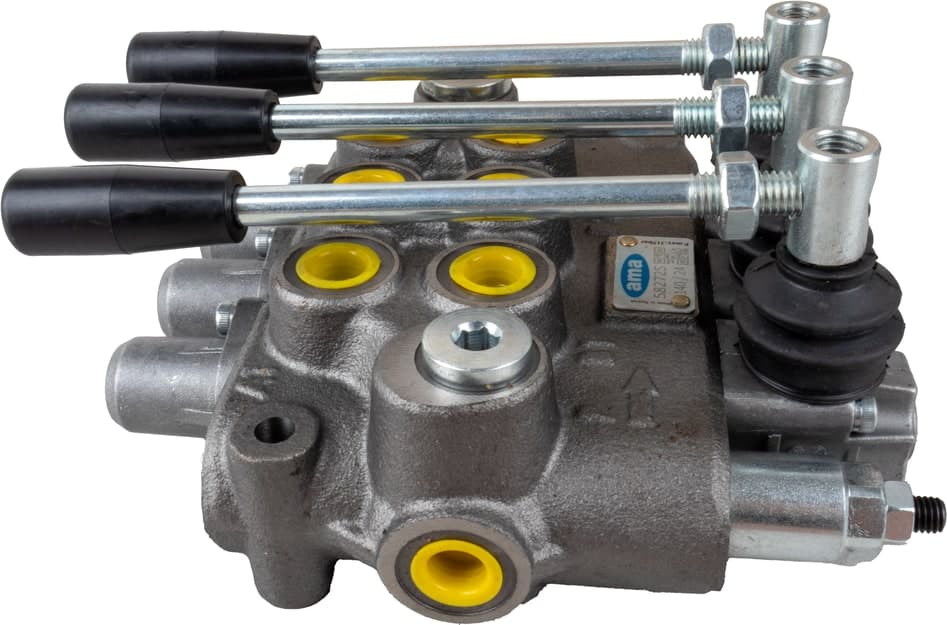 Distributore oleodinamico Ama basic da 3/8” 3 leve 40L/min per trattori - 3