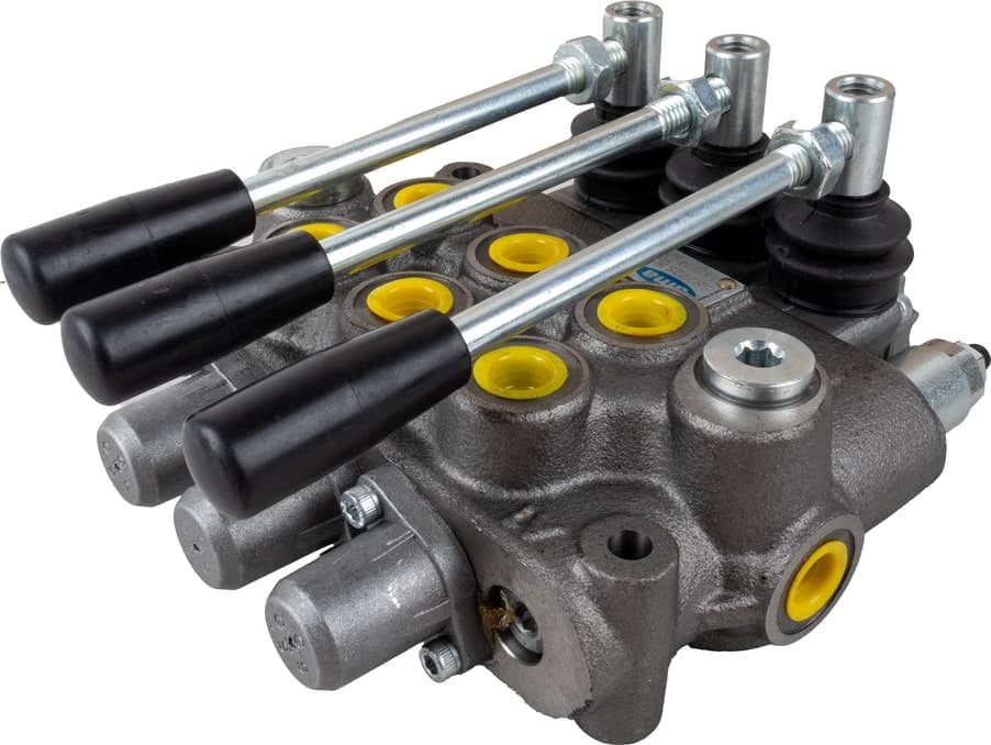 Distributore oleodinamico Ama basic da 3/8” 3 leve 40L/min per trattori - 4